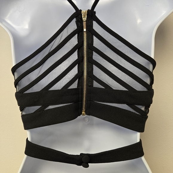 B Darlin Floral Print Two Piece Dress Set Black 15 / 16 - Picture 6 of 14